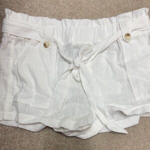 Rewash White Women's Shorts